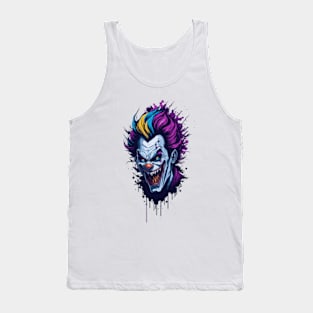 Grinning Nightmares - Sinister Clown Tank Top